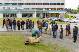 « Nature morte : Vanité » performance de Ginette Bernier